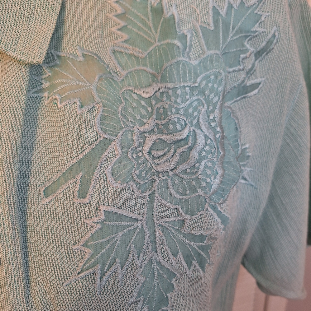 Rare vintage kokomo seafoam 2 PC maxi dress set sz medium *G - Picture 7 of 8